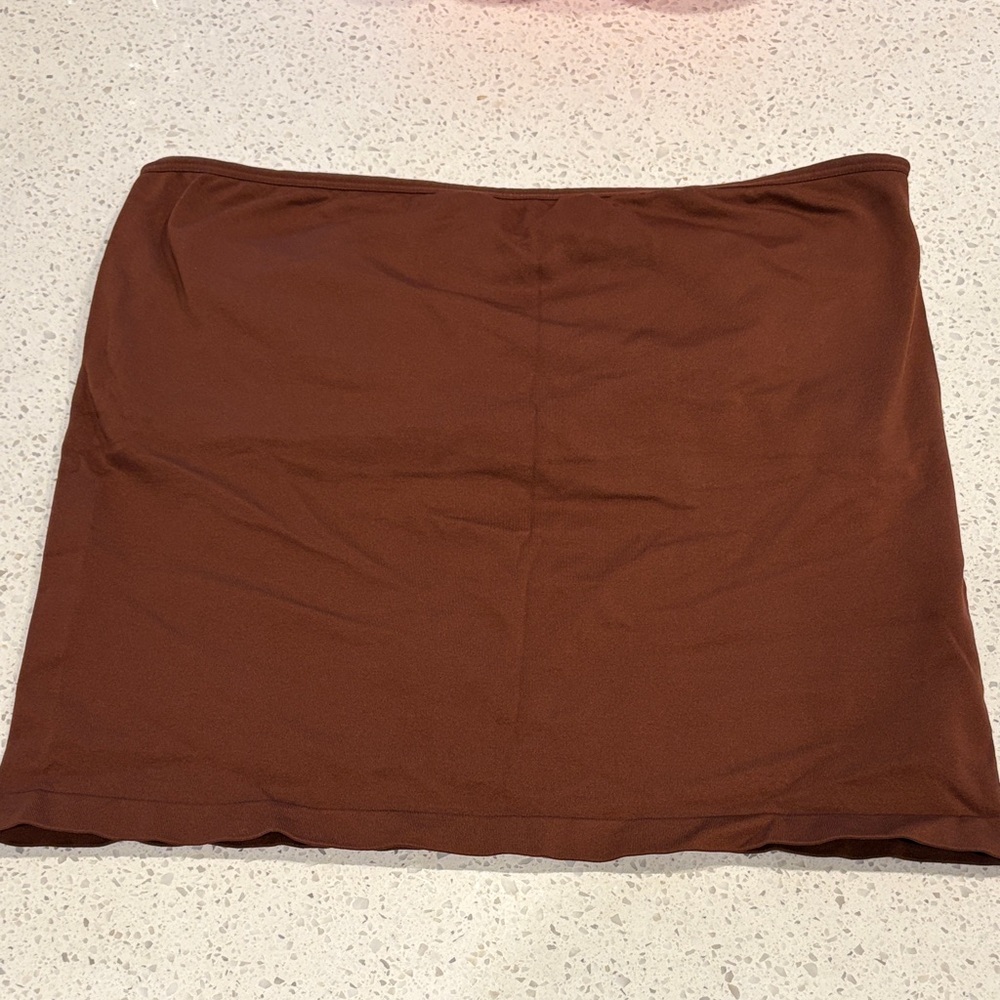 Elegant Brown Tube Top